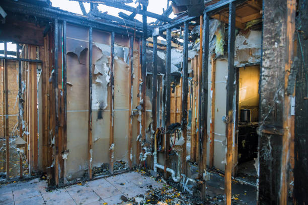 Professional Fire Damage Removal technician working in Morgantown, WV
